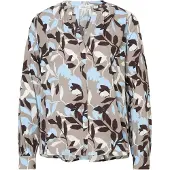 s.Oliver Blusa bege / azul claro / castanho