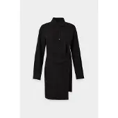 HUGO Vestidos camiseiros 'Kateri' preto / prata