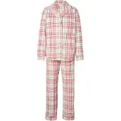 Hunkemoller Pijama petróleo / vermelho / branco