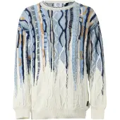 Carlo colucci Pullover azul claro / azul escuro / cáqui / branco