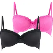 Hunkemoller Soutien 'Lola' orquídea / preto
