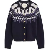Gant Casaco de malha marinho / navy / branco