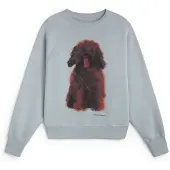 Thinking MU Sweatshirt 'Bonnie' azul claro / rosa escuro / vermelho fogo / preto