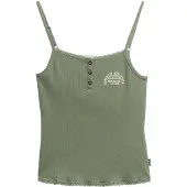 Superdry Camiseta Sem Mangas Essential Button Down