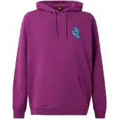 Santa Cruz Sweatshirt 'Screaming Hand' azure / roxo / vermelho / preto