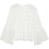 Comma Blusa preto / branco