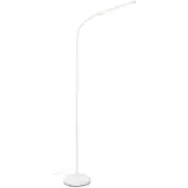 Briloner Candeeiro de pé LED Pivaz ajustável Touchdim branco