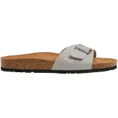 Pepe Jeans para homem. PMS90111 Sandálias Bio Single Champion cinza (44), Plano, Nenhum, Casual