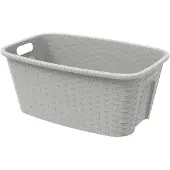 Mondex Cesto De Roupa Cream Rattan 35l