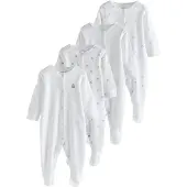Next Pijama cappuccino / cinzento claro / preto / branco