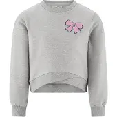 Happy girls Sweatshirt 'Pulli' pedra / cor-de-rosa