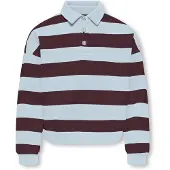 ONLY GIRLS Sweatshirt azul claro / castanho escuro
