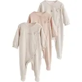 Next Pijama nude / bege mosqueado / branco