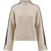 Anna field Pullover creme / cinzento