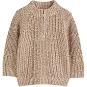 Next Pullover bege mosqueado
