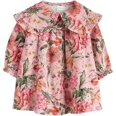 Next Vestido mistura de cores / rosa