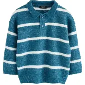 Next Pullover azul / branco