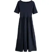 Next Vestido azul ciano