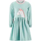 Happy girls Vestido menta / lilás / cor-de-rosa / branco