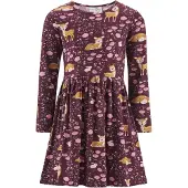 Happy girls Vestido camelo / rosa / vermelho vinho / branco