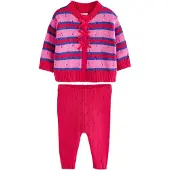 Next Conjuntos azul / cor-de-rosa / vermelho