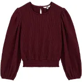 We fashion Blusa borgonha