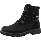 Tom Tailor Botas com atacadores preto