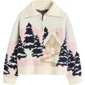 Next Pullover bege / ecru / navy / cor-de-rosa