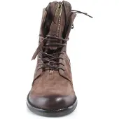 A.S.98 Botim com fivela 'Alethea' castanho escuro