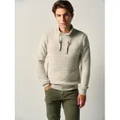 KOROSHI Pullover cinzento claro