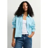 Pepe Jeans para mulher. PL3051566 Camisa Justine Verde (L), Azul, Casual, Algodão, Manga comprida