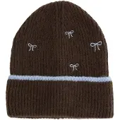 We fashion Gorros azul pastel / castanho escuro