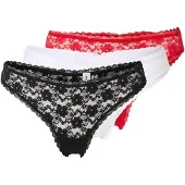 GUESS Tanga vermelho / preto / branco