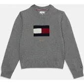 Tommy Hilfiger Pullover navy / cinzento escuro / vermelho / branco