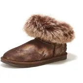 Australia Luxe Collective Botas 'Foxy Ultra Short' castanho escuro