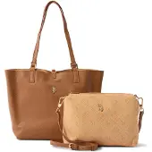 U.S. POLO ASSN. Shopper 'MALIBU' castanho / cappuccino