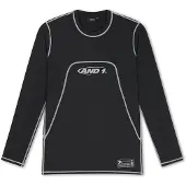 AND1 Camisa funcionais preto / branco