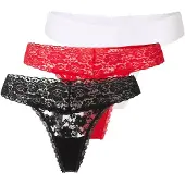 GUESS Tanga vermelho vivo / preto / branco