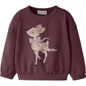 Name it Sweatshirt 'NMFRYFIE' orquídea / cyclam / branco lã