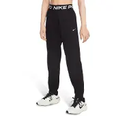Nike Calças de desporto 'Pro' preto / branco