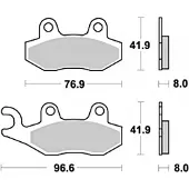 Perftec Pastilhas De Freio Sinterizadas S9145n