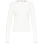 Kaffe Pullover 'KALizza' preto / branco