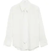 Comma Blusa cinzento / offwhite