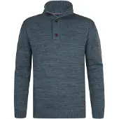 Petrol Industries Pullover opal / cinzento escuro