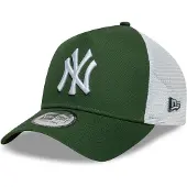 New Era Boné 'LEAGUE ESS NEYYAN' verde escuro / branco