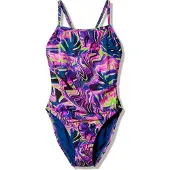 Speedo Maiô Printed Web Back