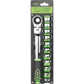 JBM Chave Combinada Com Catraca 12 Interchangeable Heads 12 Peças