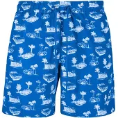 Urban Classics Calções de banho azul / branco