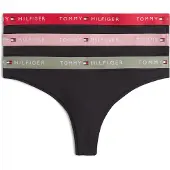 Tommy Hilfiger Tanga Uw0uw05530 3 Unidades