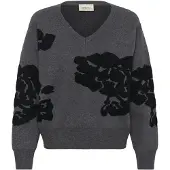Cream Pullover acinzentado / preto